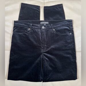 Banana Republic Women's Black Velvet Pants